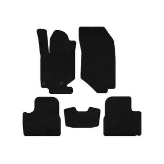 Premium textilmattor (Svart)