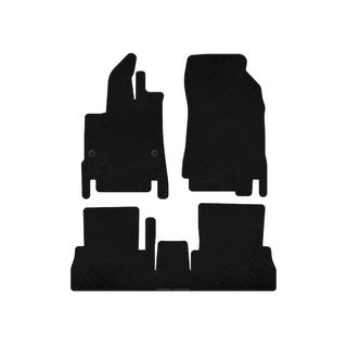 Premium textilmattor (7-sits/Lång hjulbas, Svart) foto 1