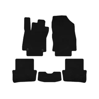 Premium textilmattor (2012-2016, HB, 5-dörrars, svarta) foto 1