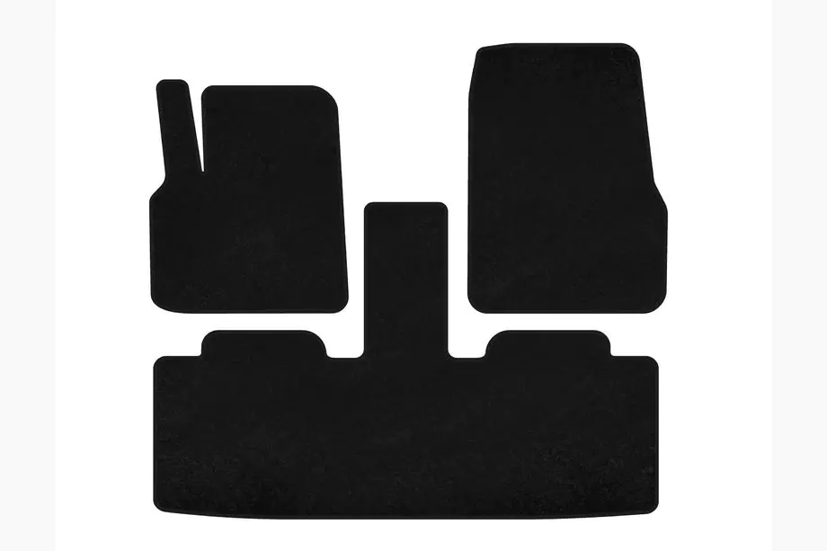 Renault Espace 2002–2014 Premium textilmattor (2 rader, 7-sits, svart) Image