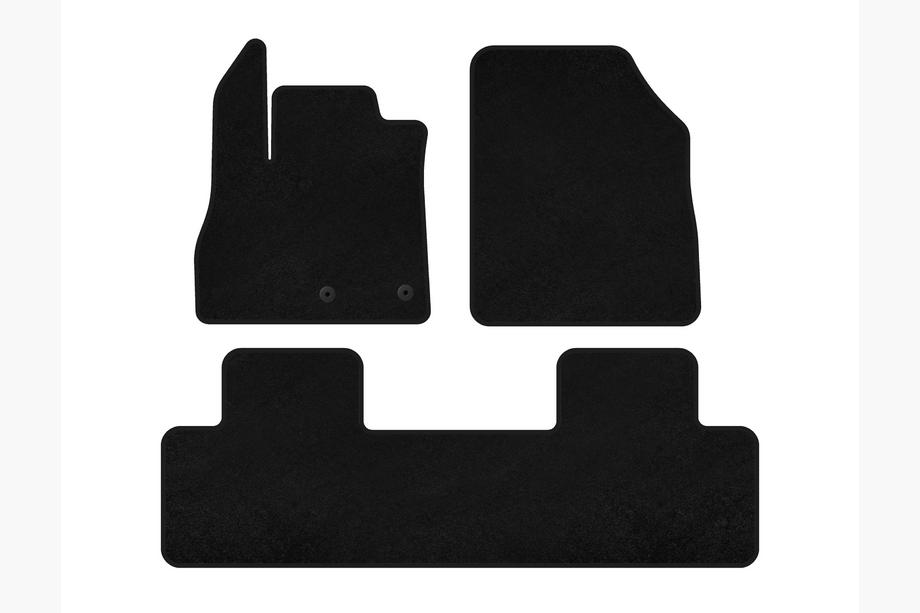 Renault Scenic/Grand 2016–2025 Premium textilmattor (5-sits, svarta) Image