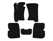 Subaru Forester 1997–2002 Premium textilmattor (Svart) foto 1