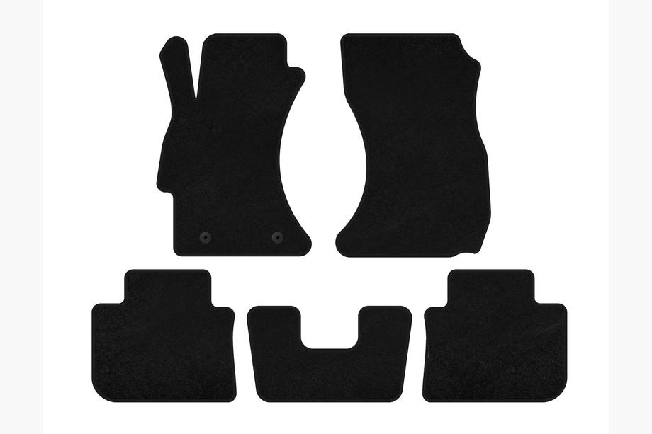 Subaru WRX 2014– Premium textilmattor (SD, svart) Image