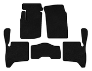 Suzuki Vitara 1998–2006 Premium textilmattor (3-dörrars, svarta) foto 1
