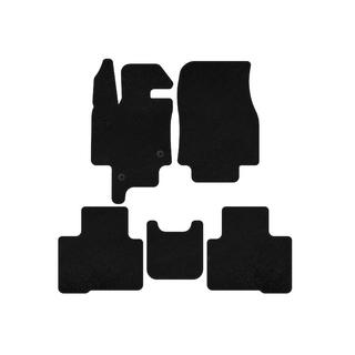 Premium textilmattor (2 rader, 7-sits, svart) foto 1