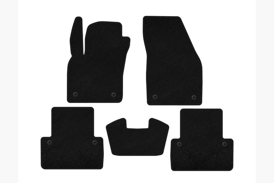 Volvo V50 2004–2012 Premium textilmattor (2007-2012, SW, Svart) Image