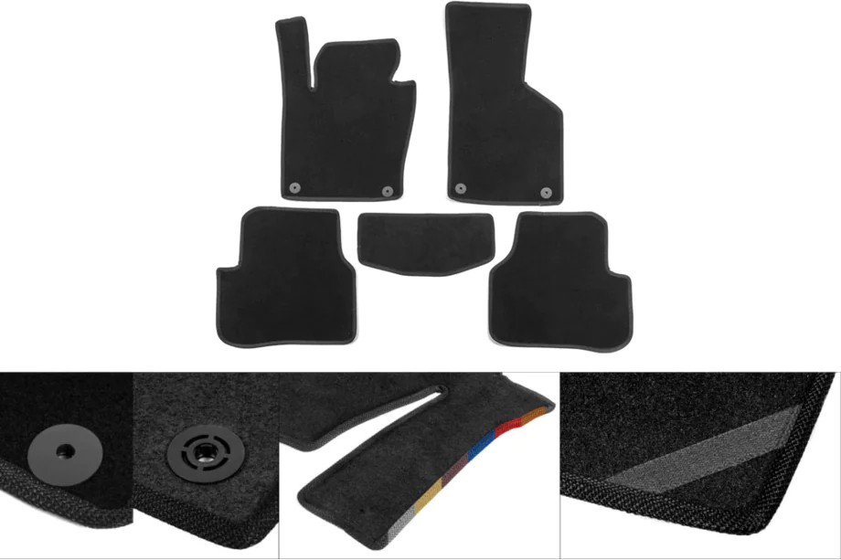 Range Rover III L322 2002–2012 Textilmattor Classic (svarta) V-1 Image