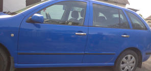 Skoda Fabia 2000–2007 Dörrhandtagskåpor (4 st, rostfritt stål) OmsaLine – italienskt rostfritt stål foto 1