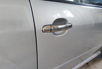 Skoda Fabia 2000–2007 Dörrhandtagskåpor (4 st, rostfritt stål) OmsaLine – italienskt rostfritt stål foto 3