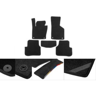 Textilmattor Classic (svarta) foto 1
