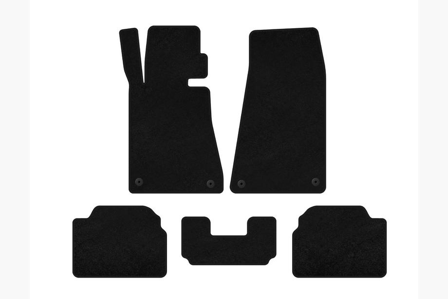 BMW 5-serie E34 1988–1995 Textilmattor Classic (SD, Svart) Image