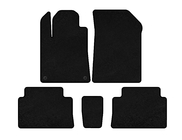 Citroen C-5 2001–2008 Textilmattor Classic (Svart) foto 1