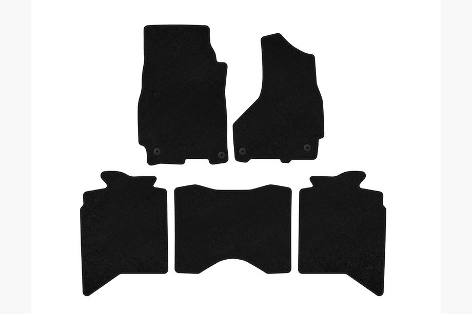 Dodge RAM (DS/DJ/D2) 2009–2024 Textilmattor Classic (2013+, 5-sits, Svart) Image
