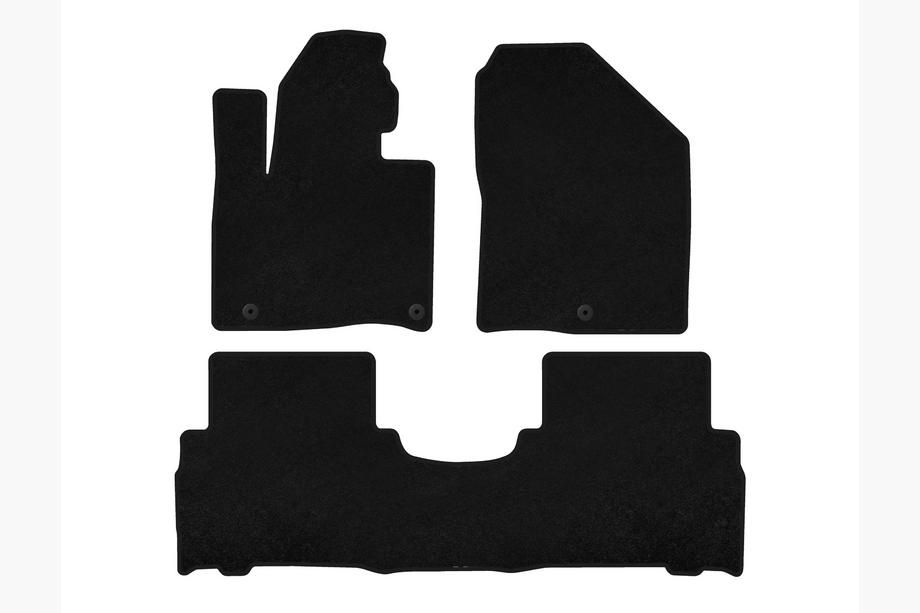 Kia Sorento III UM 2014–2020 Textilmattor Classic (2014-2018, 5-sits, Svart) Image