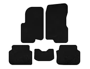 Smart 1998–2007 Textilmattor Classic (2003-2007, Forfour, svarta) foto 1