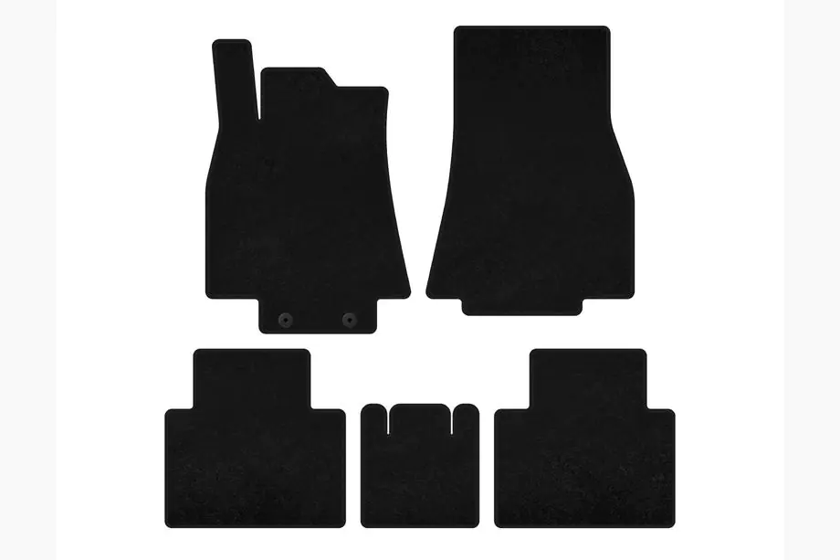 Mercedes B-class W245 2005–2011 Textilmattor Classic (Svart) Image