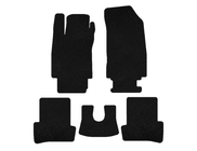 Renault Clio III 2005–2012 Textilmattor Classic (svarta) foto 1