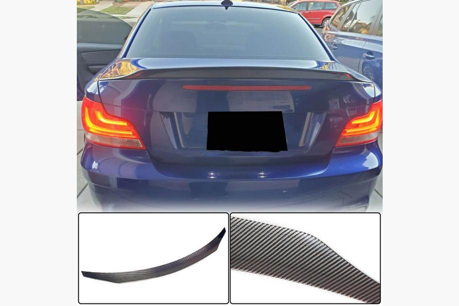 BMW 1-serie E81/E82/E87/E88 2004–2011 Spoiler (för E82, kolfiber) Image