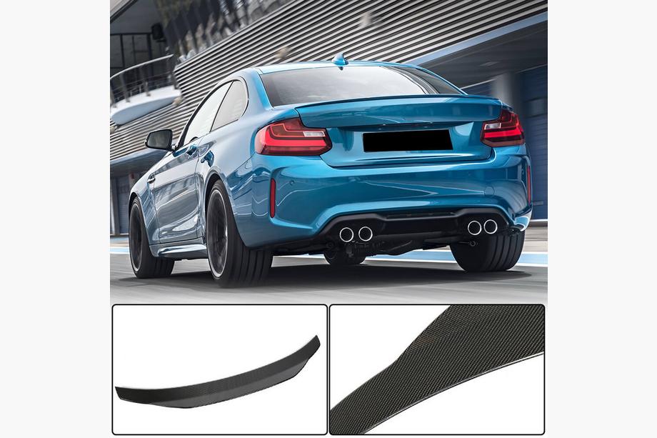 BMW 2-serien F22/F23 2014–2021 V4-spoiler (för F22, kolfiber) Image