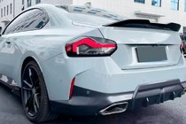 BMW 2-serie G42 2021– MP-Style spoiler (blank svart) foto 1