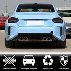 BMW 2-serie G42 2021– Spoiler V6 (blank svart) foto 5