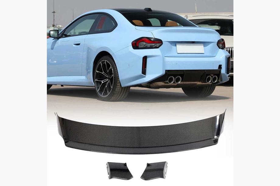 BMW 2-serie G42 2021– Spoiler V6 (blank svart) Image