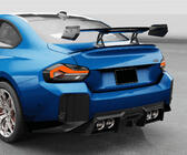 BMW 2-serie G42 2021– Spoiler V7 (svart högglans) foto 3
