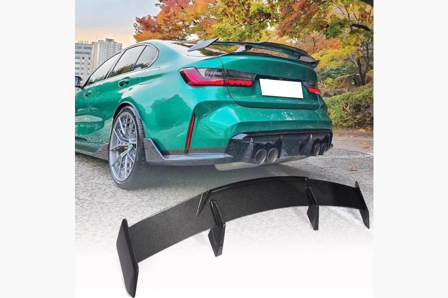 BMW 3-serien G20/G21 2018– Bagageluckespoiler Dry Carbon V2 (for G80) Foto 1