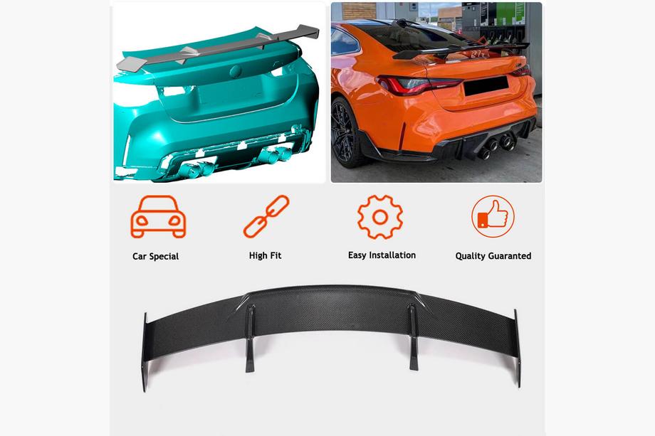 BMW 3-serien G20/G21 2018– Bagageluckespoiler Dry Carbon V2 (for G80) Foto 3