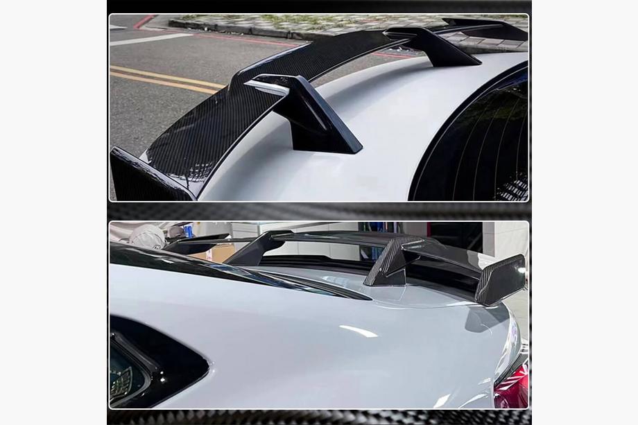 BMW 3-serien G20/G21 2018– Bagageluckespoiler Dry Carbon V2 (for G80) Foto 6