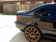 BMW 3-serie E46 1998–2006 Bagageluckespoiler Carbon V2 (Coupe) foto 5