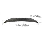BMW 3-serie E46 1998–2006 Spoiler PSM-Style (för SD, kolfiber) foto 6