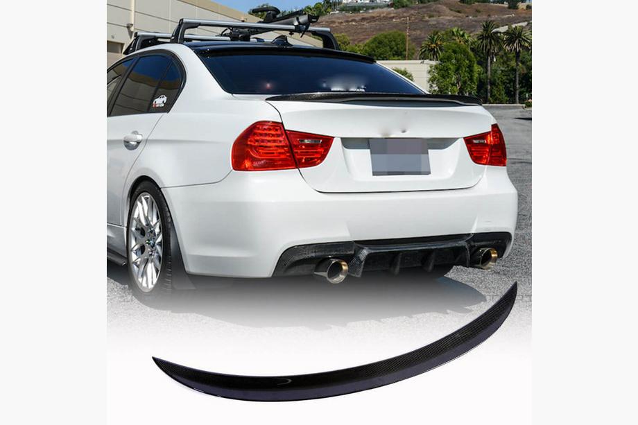 BMW 3-serie E90/E91 2005–2011 MP-Style spoiler (för E90, kolfiber) Image