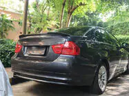 BMW 3-serie E90/E91 2005–2011 M4-Style spoiler (för E90, kolfiber) foto 2