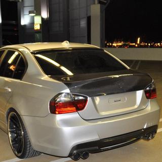 CSL-Style spoiler (för E90 2005-2008, kolfiber) foto 2