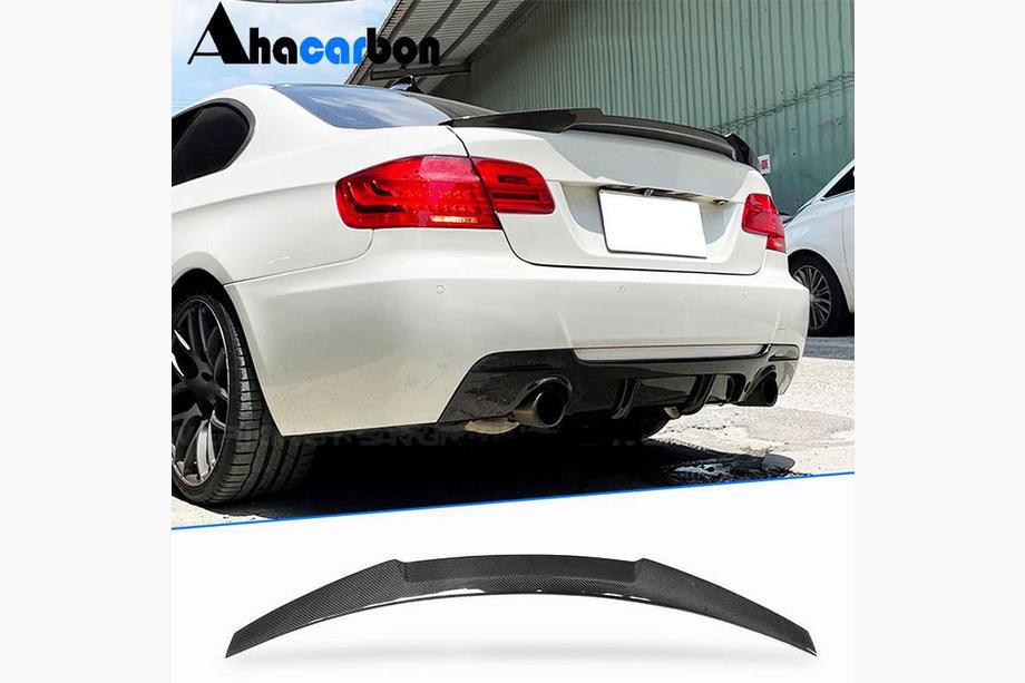 BMW 3-serien E92/E93 2006–2013 M4-Style V2 spoiler (för E92, kolfiber) Image