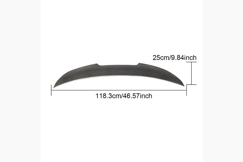 BMW 3-serien E92/E93 2006–2013 PSM-Style-spoiler (för E92, kolfiber) Foto 7