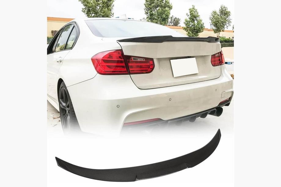 BMW 3-serien F30/F31 2012–2019 Bakluckespoiler Carbon Look ABS (SD) Image