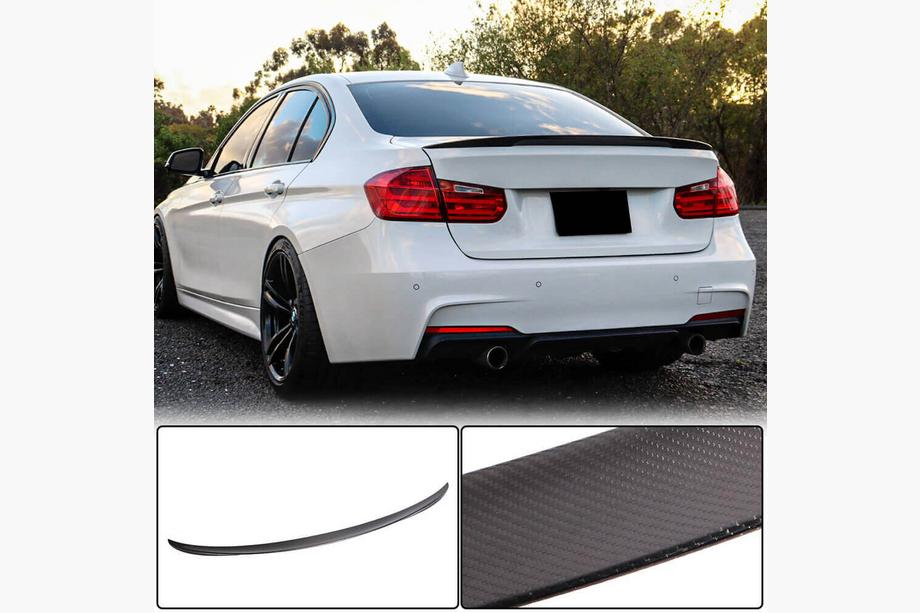BMW 3-serien F30/F31 2012–2019 Bagageluckespoiler i kolfiber V16 (SD) Image