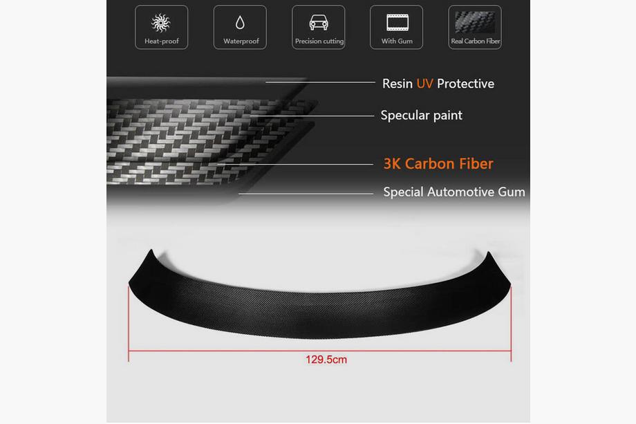BMW 3-serie F34 2013–2020 Spoiler V1 (kolfiber) Foto 7