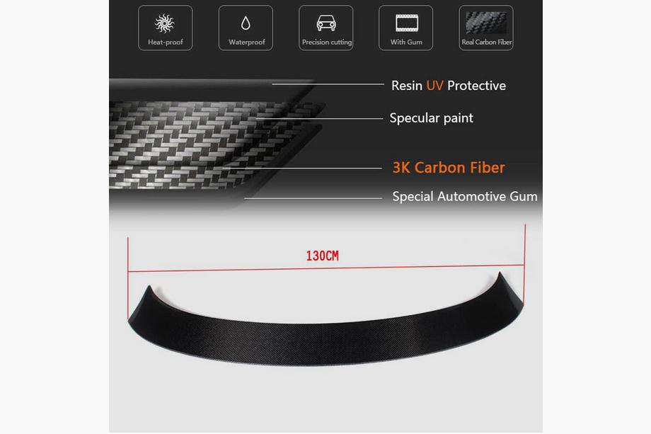 BMW 3-serie F34 2013–2020 Spoiler V2 (kolfiber) Foto 5