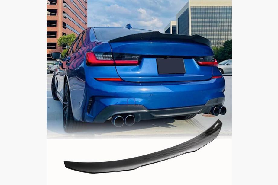 BMW 3-serien G20/G21 2018– Bakluckespoiler i torr kolfiber V10 (SD) Image