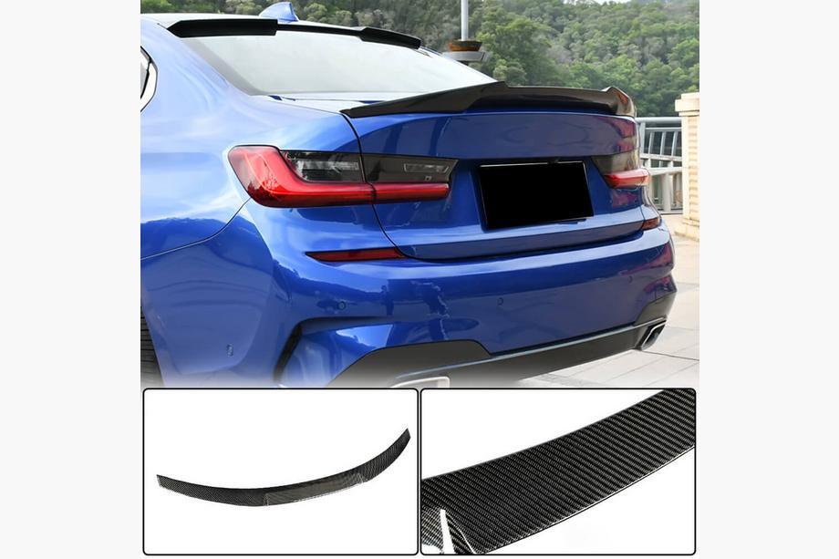 BMW 3-serien G20/G21 2018– M4-Style V1 spoiler (för G20/G80, kolfiber) Image