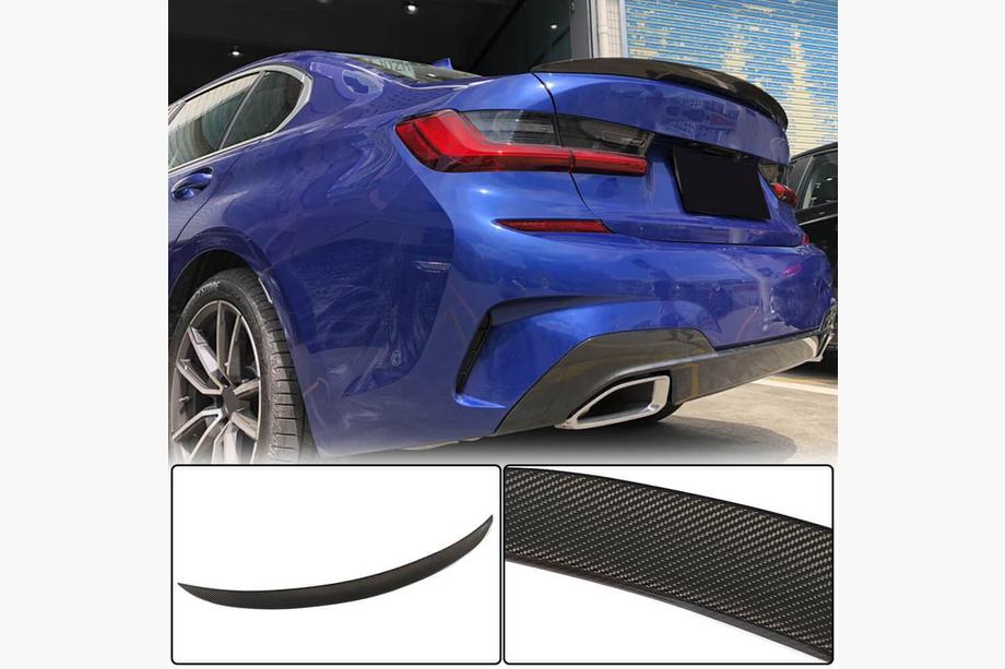 BMW 3-serien G20/G21 2018– Bakluckespoiler i kolfiber V17 (SD) Image
