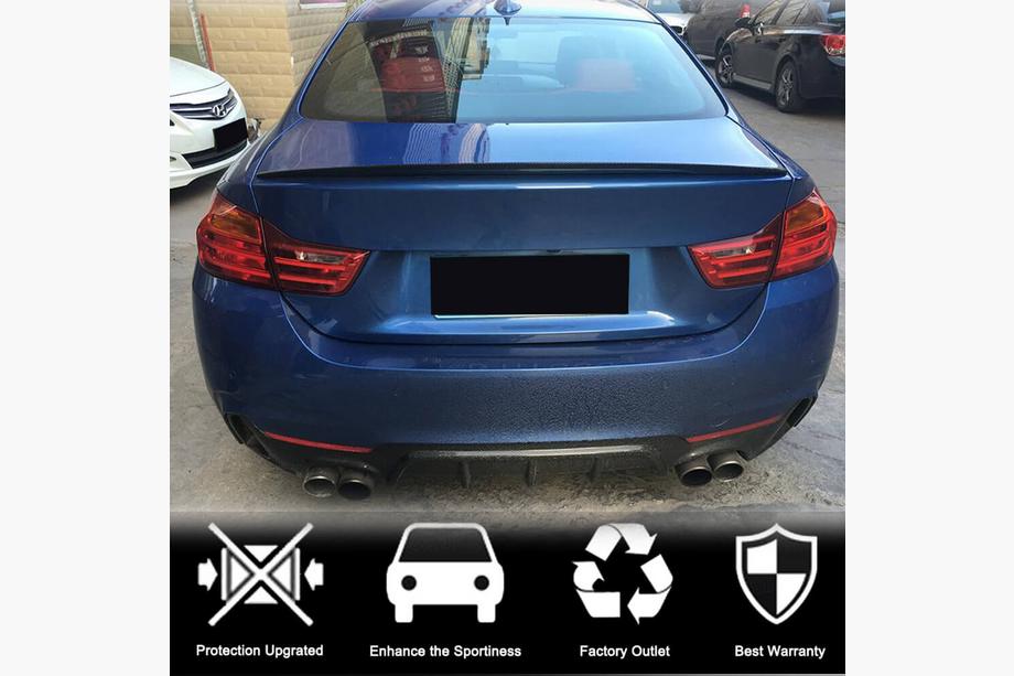 BMW 4-serie F32/F33/F36 2012–2020 Bagageluckespoiler FRP V9 (Coupe) Image