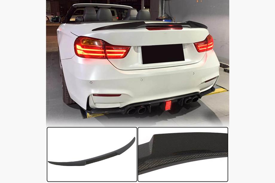 BMW 4-serie F32/F33/F36 2012–2020 M4-Stlye spoiler (för F33/F83, kolfiber) Image