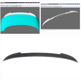 Spoiler V1 (för F33/F83, kolfiber) BMW 4-serie F32/F33/F36 2012–2020 foto 2