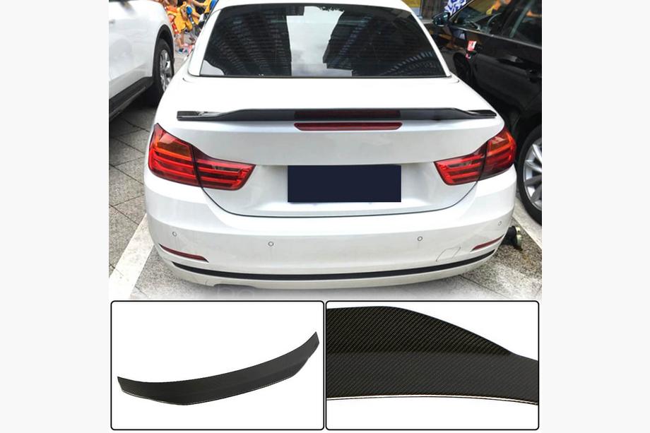 BMW 4-serie F32/F33/F36 2012–2020 Bakluckespoiler i kolfiber V2 (för F36) Image