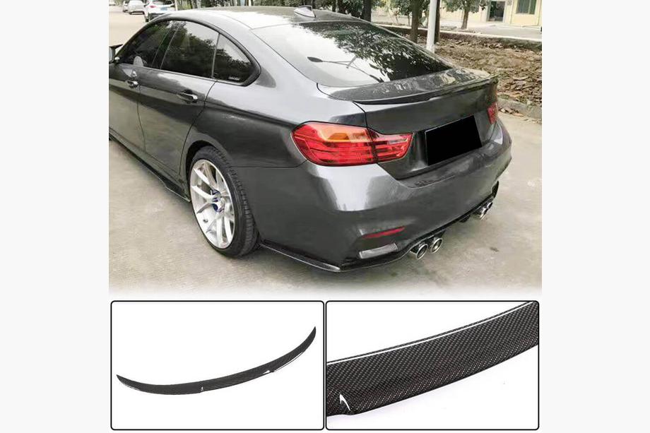 BMW 4-serie F32/F33/F36 2012–2020 Bakluckespoiler i kolfiber V7 (för F36) Image