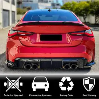 PSM-Style V1 spoiler (för G22/G82, kolfiber) foto 2